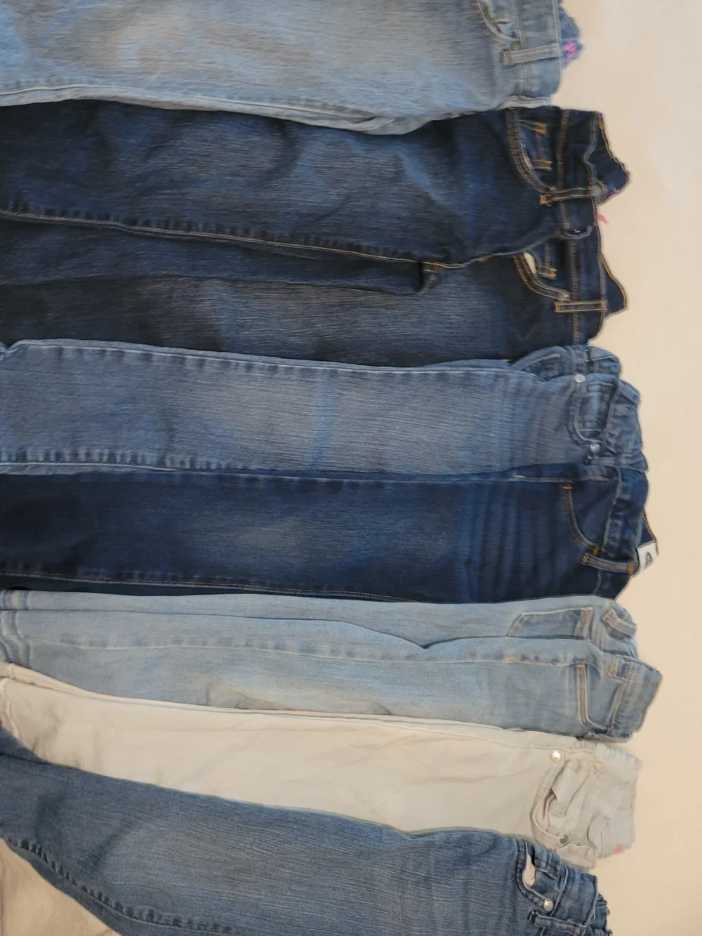 Lot Of 8 Toddler 5/5T Children's Place Kids Jeans Variety Pack - Blue Denim